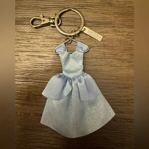 Disney Sparkling Blue Dress Ornament Keychain